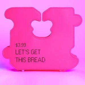 Studio Cult Pink Bread Tag Bag